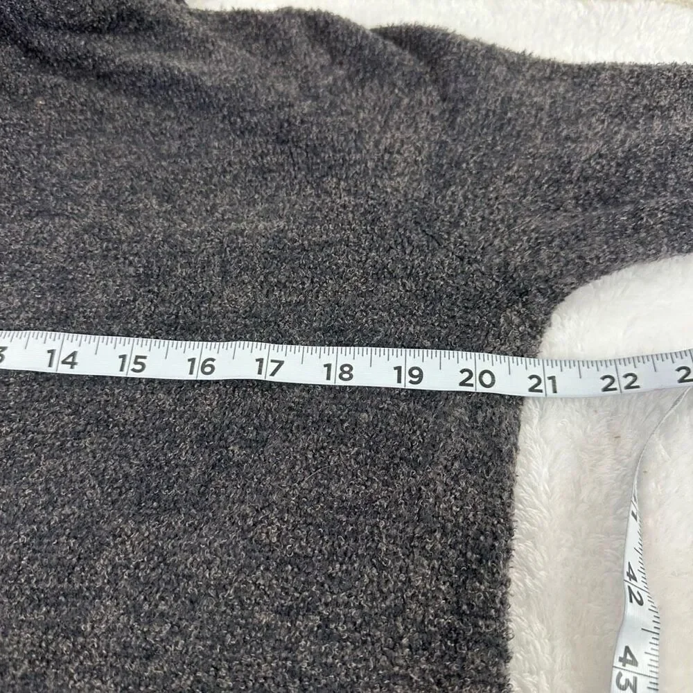 Barefoot Dreams Women's XS/S Cozy Chic Light Open Front Cardigan Gray Soft Plush